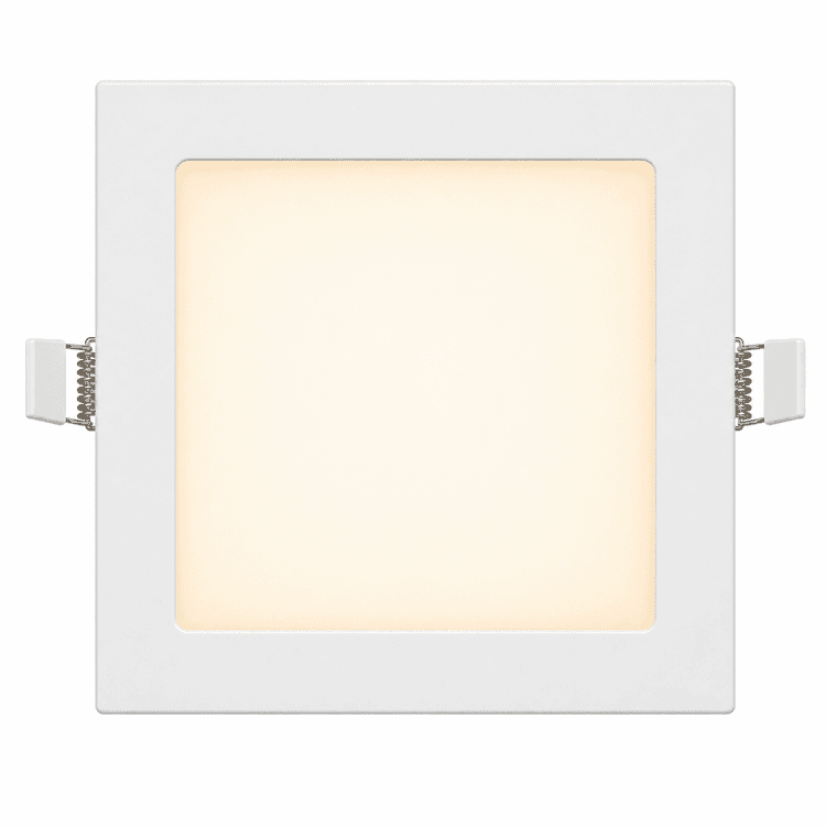 Plafon cuadrado embutir 12W