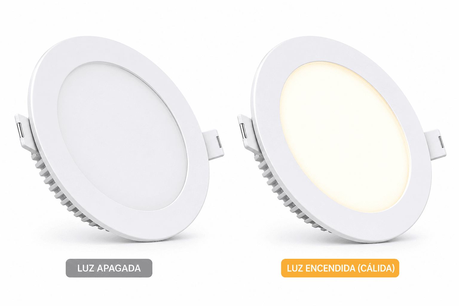 Plafon redondo embutir 12W